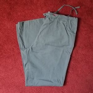 Gray scrub pants